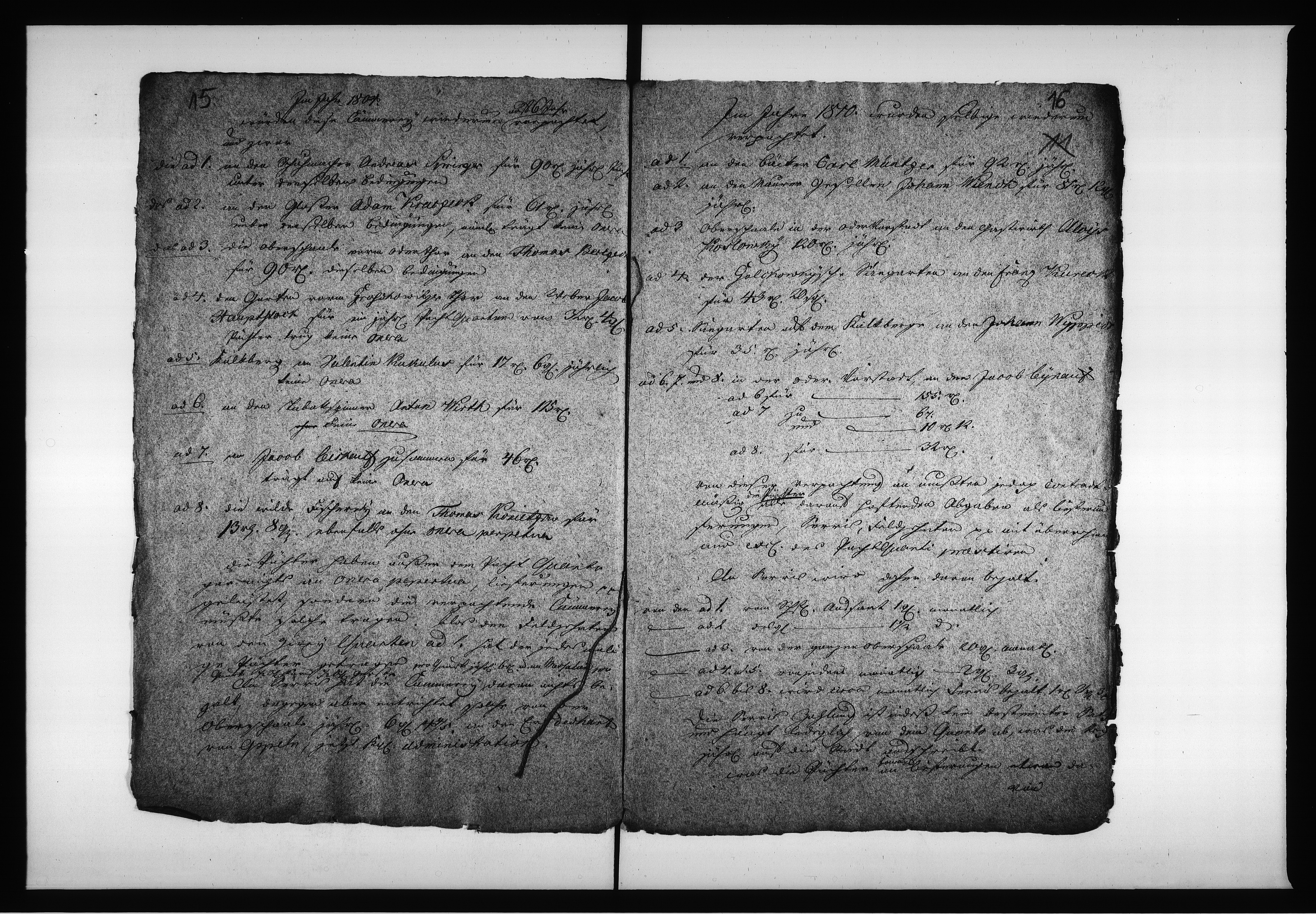 Obraz 15 z jednostki "Acta von Abschätzung der Cämmerey Aecker Vol. I anno 1812 bis [1813]"