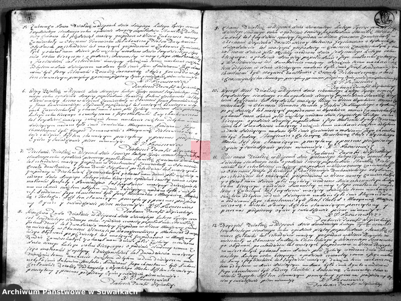 image.from.unit.number "Duplikat urodzonych, zaślubionych y umarłych kościoła wigierskiego parafialnego roku 1837"
