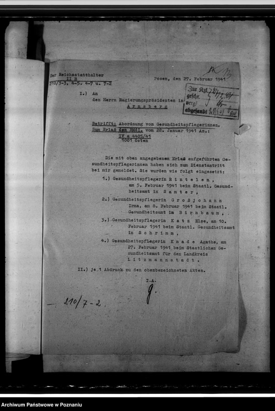 Obraz 17 z jednostki "Gesundheitspflegerinnen"