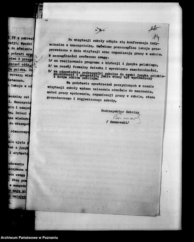 Obraz 17 z jednostki "Prywatna Szkoła Powszechna z niemieckim językiem nauczania Rejowiec powiat Wągrowiec"