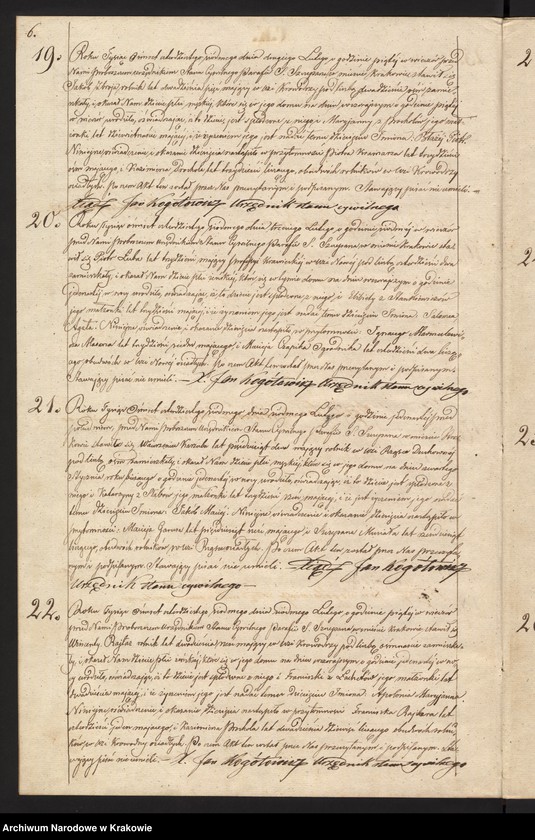 image.from.unit.number "Akta Urodzenia Uznania i Przysposobienia Parafii S. Szczepana w Krakowie na Piasku na rok 1847"