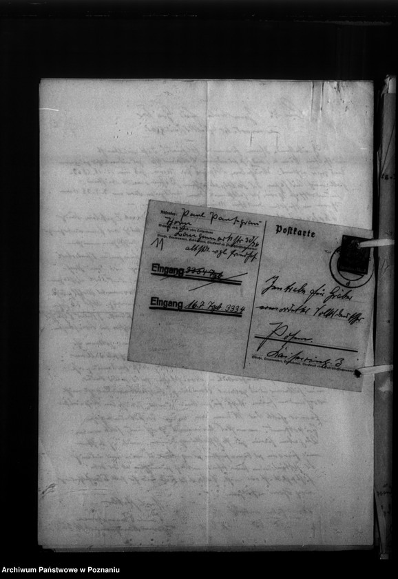 Obraz 15 z jednostki "Schriftwechsel mit Pansegrau (stróż cmentarny) - Thorn (Toruń)"