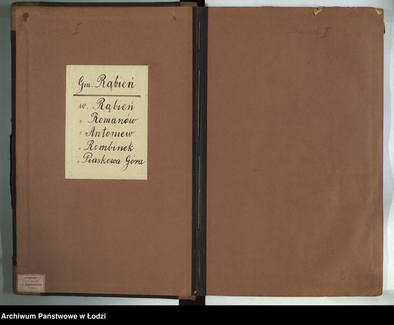 Obraz 2 z jednostki "[Księga ludności stałej gmina Rąbień - folwark Rąbień, wieś Rąbień, kolonie Romanów, Antoniew, wieś Rąbinek i kolonia Piaskowa Góra]"