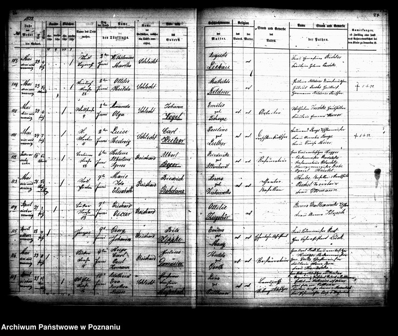 Obraz 16 z jednostki "Duplikat des Kopulationsregisters"