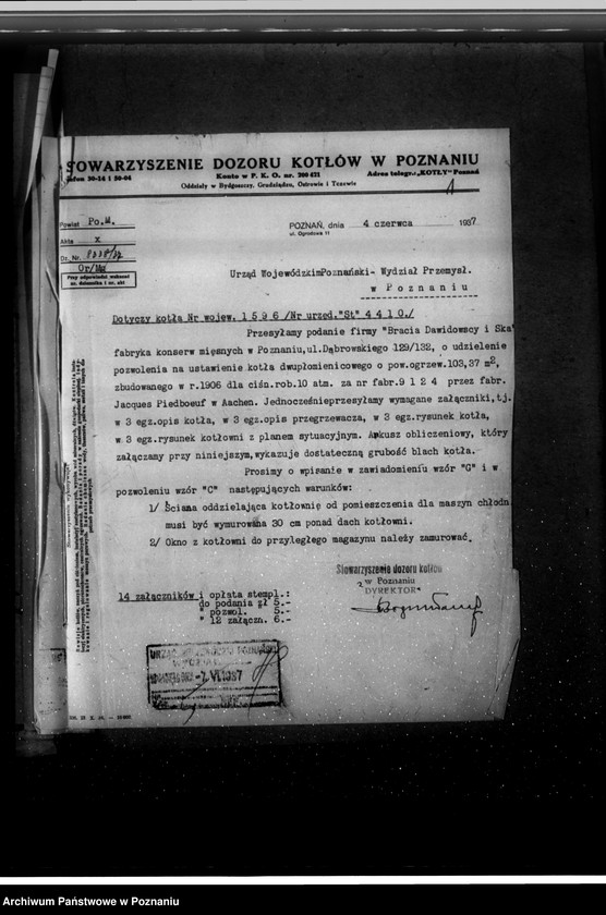 image.from.unit.number "Fabryka konserw mięsnych Bracia Dawidowscy w Poznaniu nr woj. 1596"