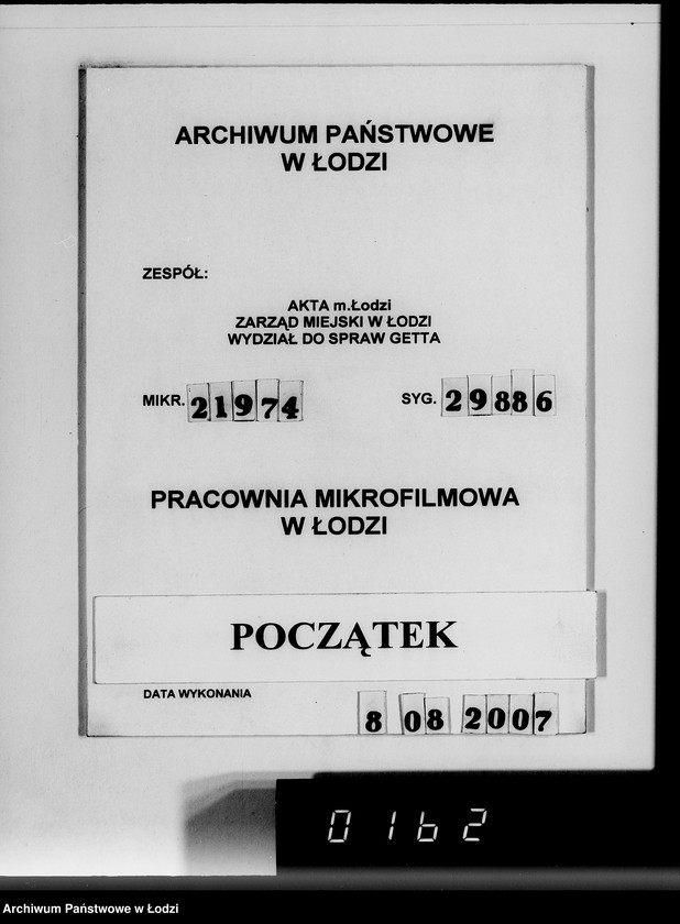 Obraz 1 z jednostki "Beschlagnahme Kripo.[Kartoteka skonfiskowanych kosztowności]"