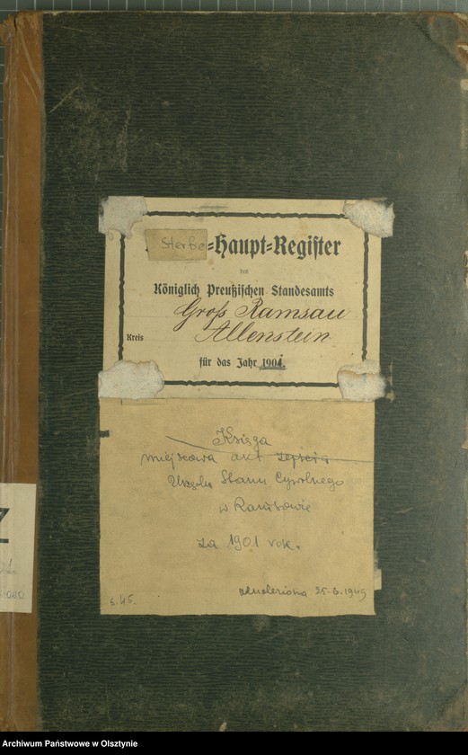 image.from.unit.number "Sterbe-Haupt-Register Nr 1 - 30 i 35 - 49"