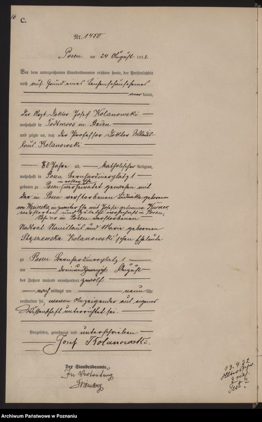 Obraz 18 z jednostki "Księga miejscowa zgonów tom IV [Rejestr główny zgonów]"