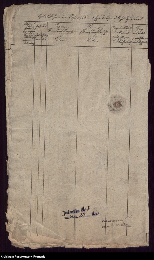 image.from.unit.number "Taufregister"