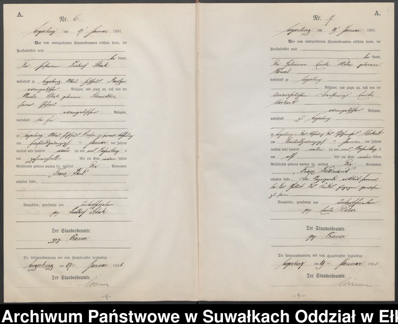 image.from.unit.number "Geburts-Neben-Register des Preussischen Standes-Amtes Angerburg Kreis Angerburg"