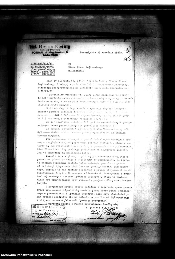 Obraz 7 z jednostki "/Majątek Strzeszyn powiatu poznańskiego plany zabudowy/"