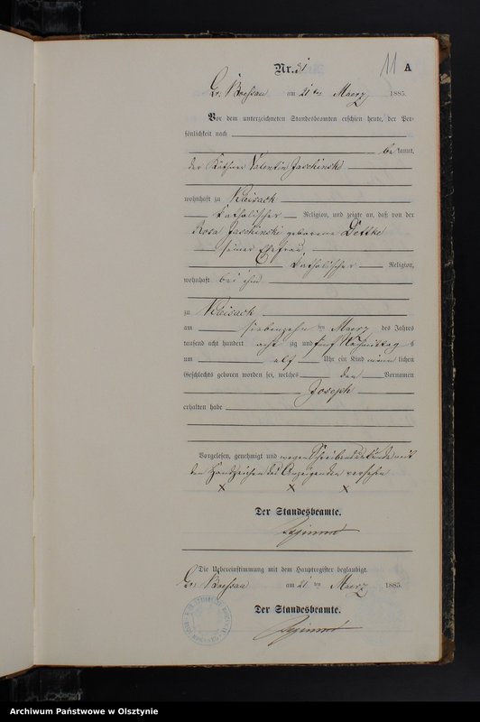 image.from.unit.number "Geburts-Neben-Register Nr 21 - 129"