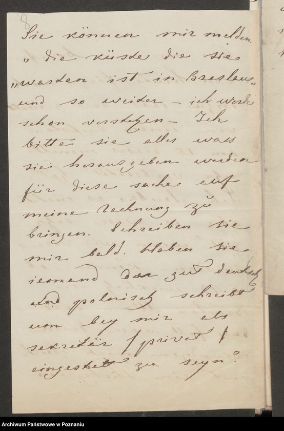 Obraz 11 z jednostki "Briefe des Generals Marquis Paulicci in Warschau"