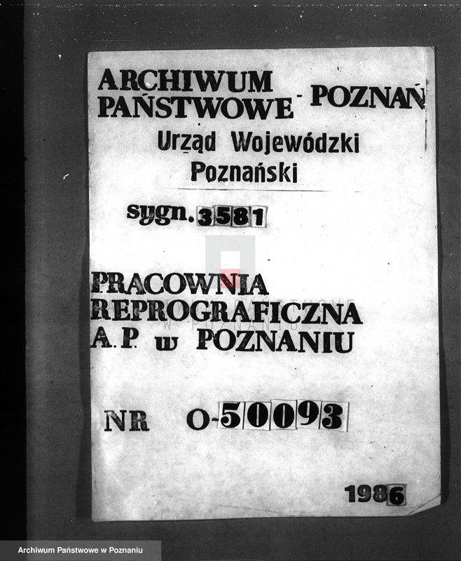 Obraz 1 z jednostki "Dodatkowy plan urządzania lasu dla lasu majątku Lubosz powiatu międzychodzkiego"