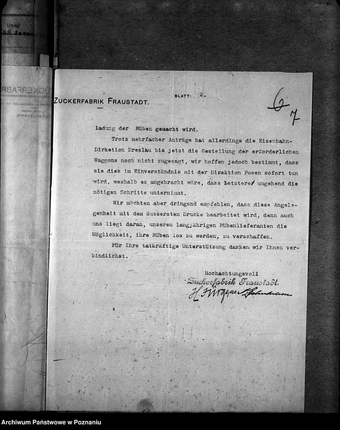 Obraz 11 z jednostki "Cukrownia w Wschowie"