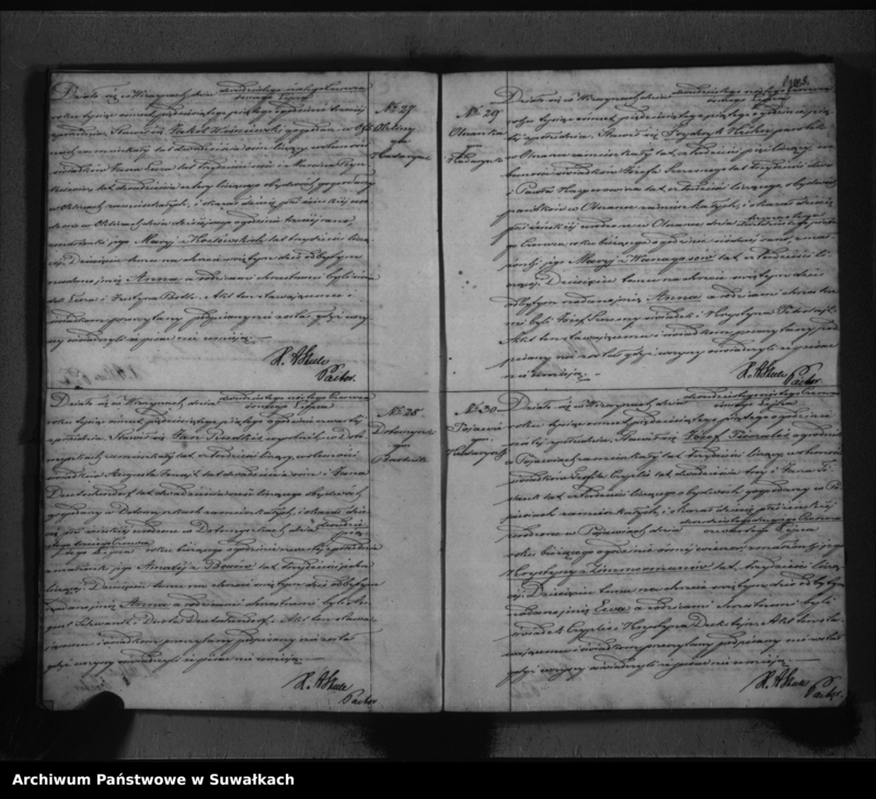 image.from.unit.number "Duplikat do zapisywania aktów urodzeń, zeyścia i ślubów w Parafii zwanej Wiżayny na rok 1855"