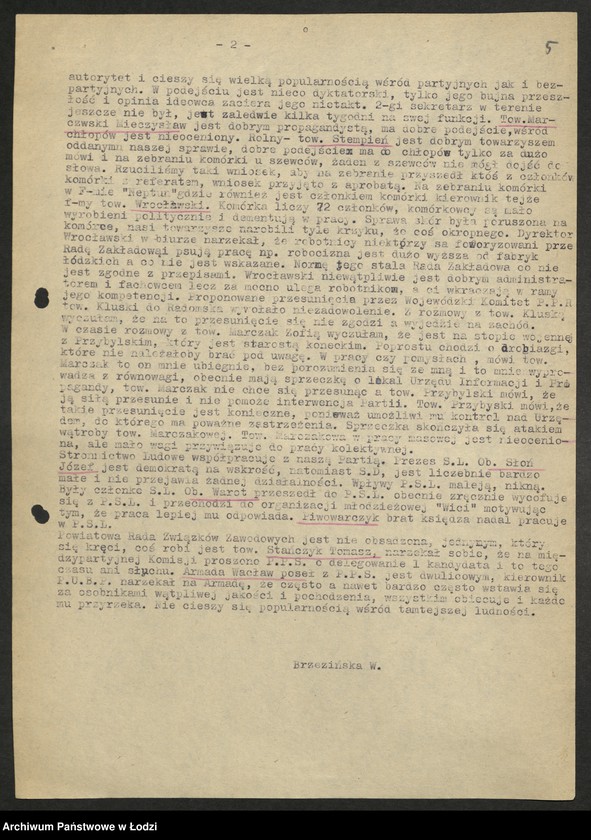 Obraz 6 z jednostki "Sprawozdania instruktorów [Wydziału] z pobytu w terenie"