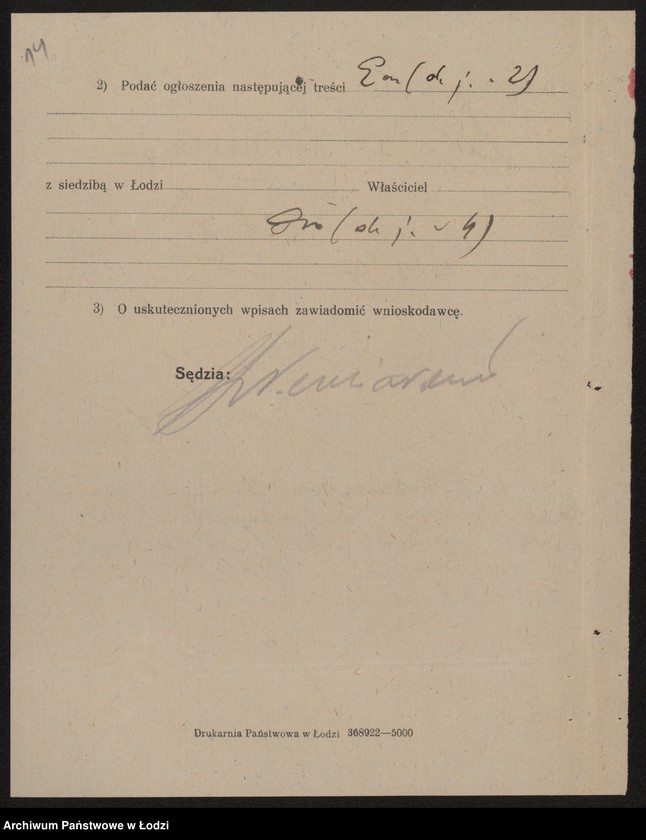 Obraz 16 z jednostki "Emanuel Monszajn- sprzedaż odpadków"