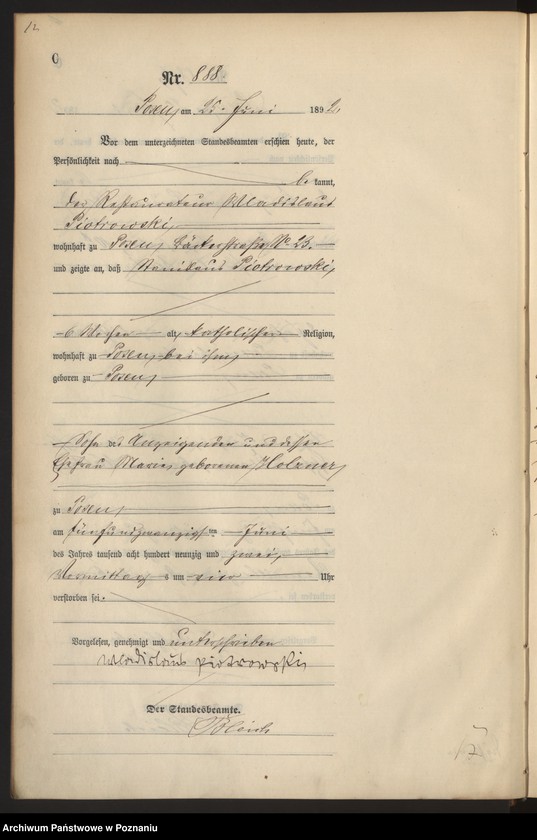 Obraz 15 z jednostki "Księga zgonów t. III"