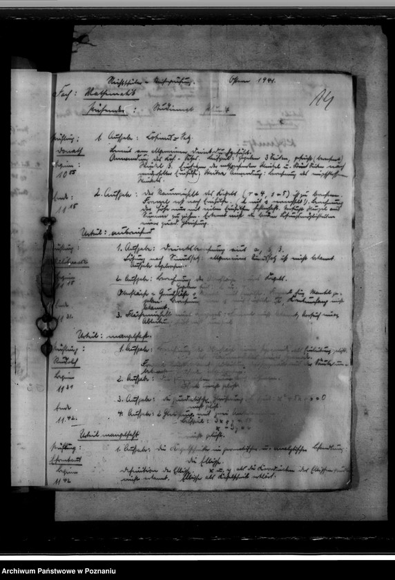 Obraz 18 z jednostki "Reifeprüfungen"