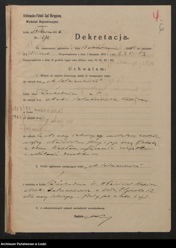 Obraz 8 z jednostki "Max Selmanowicz - skład ubrań gotowych"