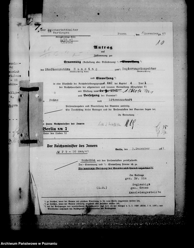 Obraz 15 z jednostki "Ernennung der Beamten"