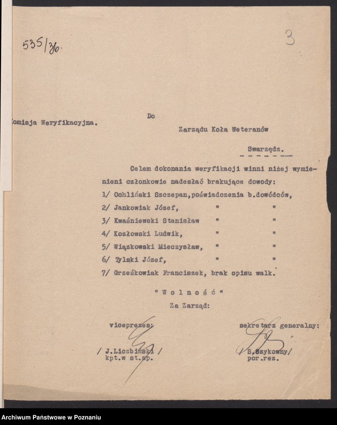 Obraz 6 z jednostki "Swarzędz, powiat Poznań - akta koła."