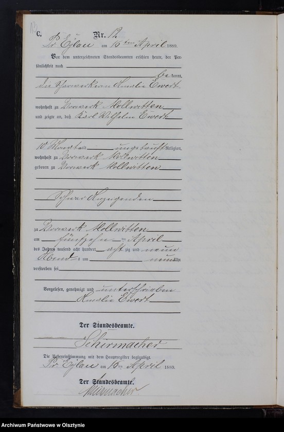 image.from.unit.number "Sterbe-Neben-Register Nr 1 - 32"