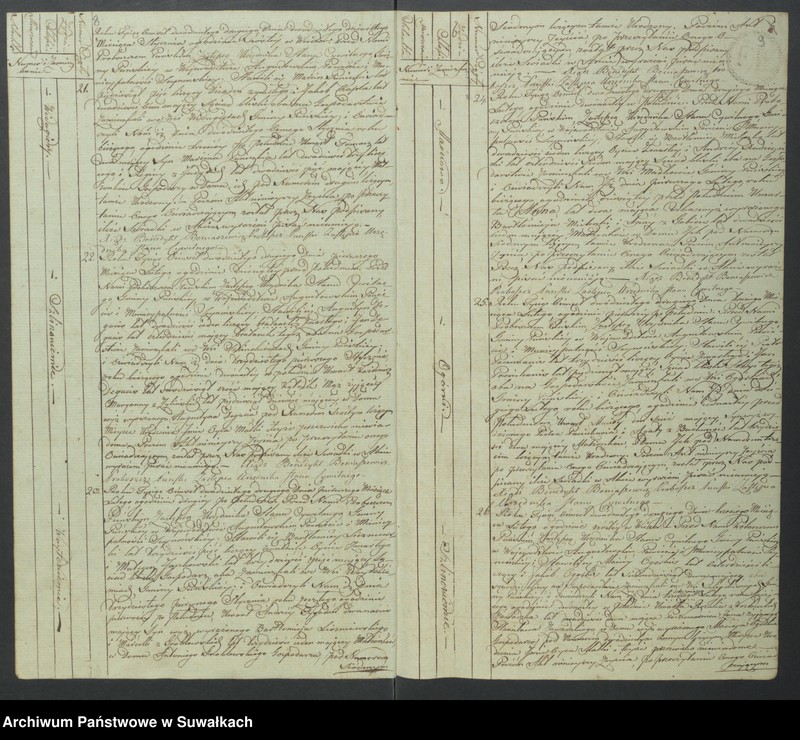 image.from.unit.number "Akta zeszłych gminy puńskiey od dnia 1 stycznia do ostatniego grudnia 1822 roku"