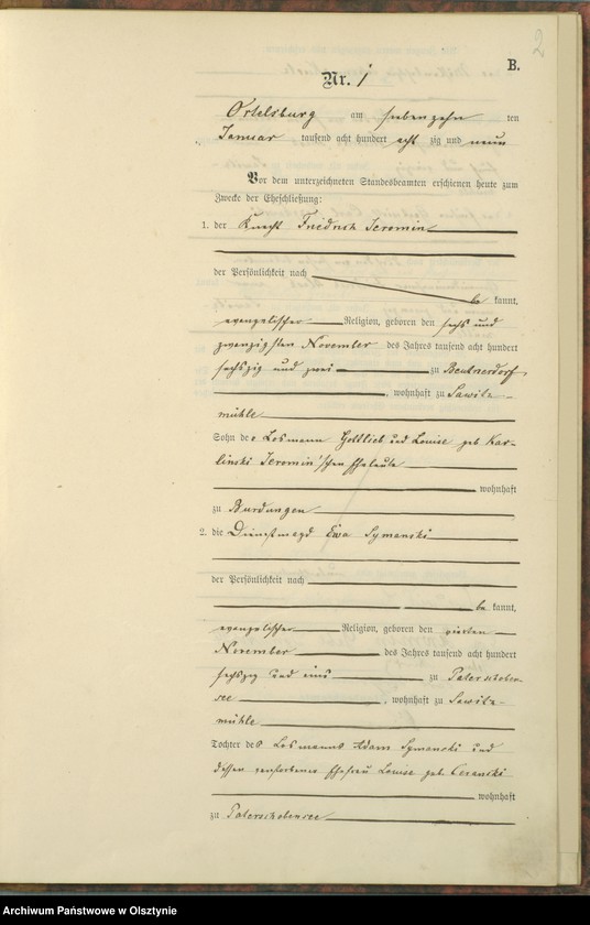 image.from.unit.number "Heiraths-Haupt-Register Nr 1 - 14"