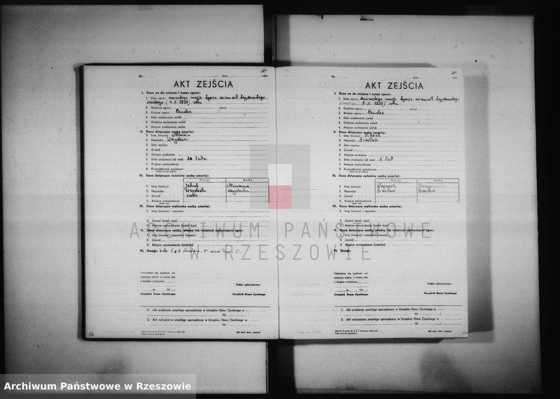 image.from.unit.number "Księga zejścia za lata 1835-1850 - odpis Czudec"