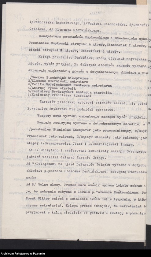 Obraz 19 z jednostki "Oborniki - akta koła."