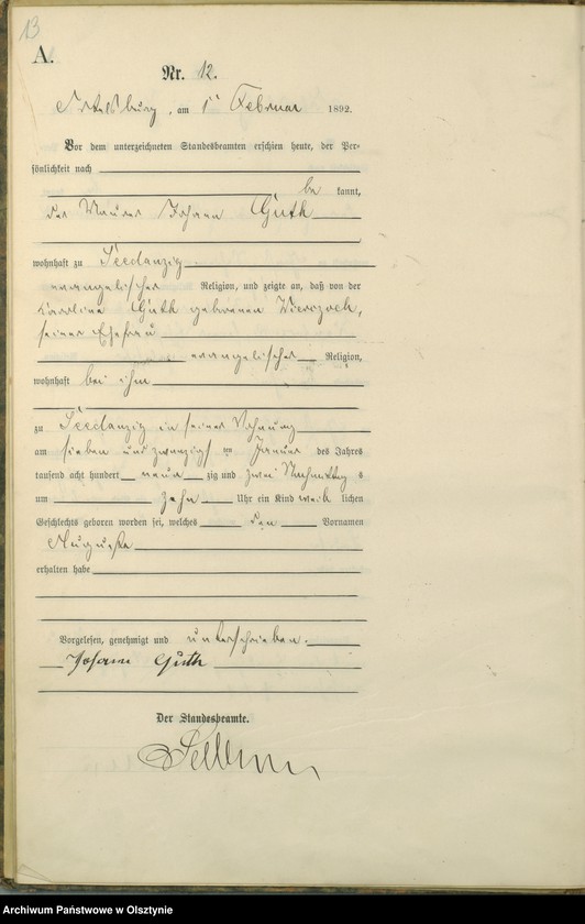 image.from.unit.number "Geburts-Haupt-Register Nr 1 - 103"