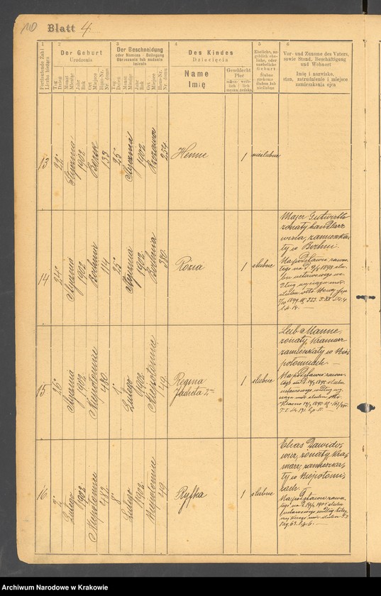 image.from.unit.number "Księga aktów urodzeń"