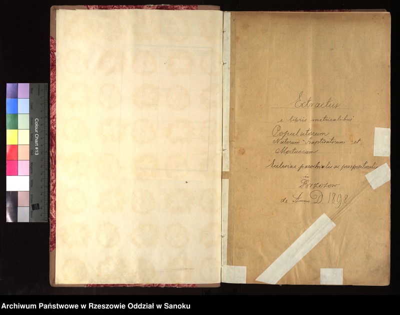 image.from.unit.number "Księga urodzeń, małżeństw i zgonów dla miejscowości Brzozów"