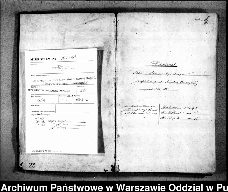 image.from.unit.number "Akta urodzeń, małżeństw i zgonów"