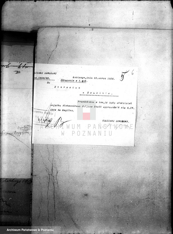 Obraz 10 z jednostki "/Sprawy przewłaszczeniowa Aleksandrowa powiat szubińskiego /dwór Piechcin/"