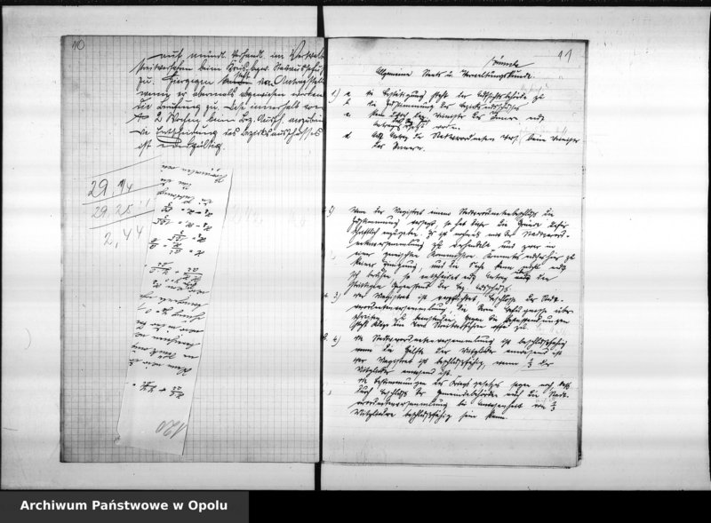 Obraz 11 z jednostki "Prüfungsarbeiten 1. Verwaltungsprüfung (Stadtsekretärprüfung) 13./14.12. u. 17.12.1929. Brieger Nicolai Schiller Wünsche Wagner Hettwer Brannisch Peibst"