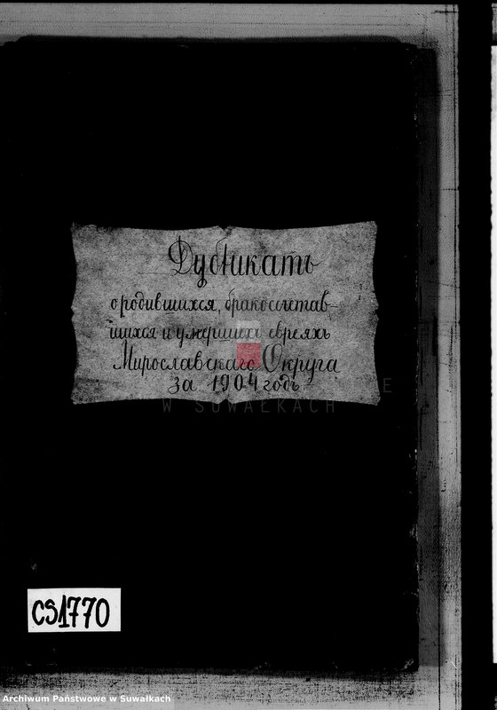 image.from.unit.number "Duplikat o rodivšichsja, brakosočetavšichsja i umeršich evrejach Miroslavskogo Okruga za 1904 god"
