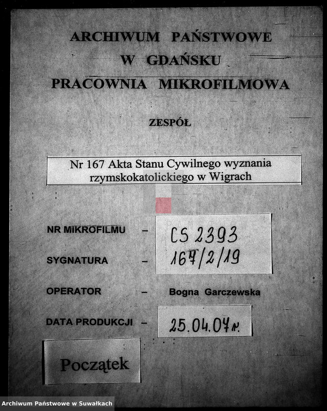 image.from.unit.number "[Dowody do akt małżeństw parafia rzym. - kat. Wigry] z roku 1852"