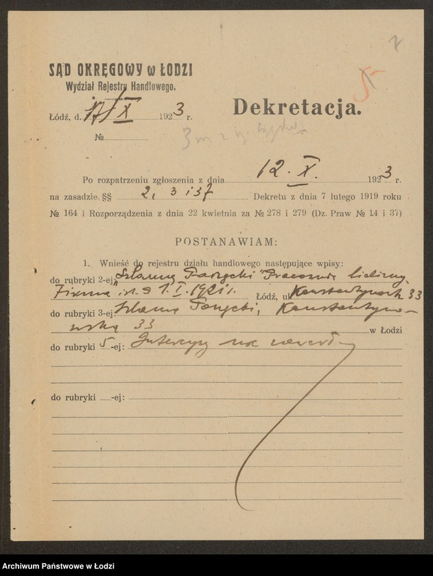 Obraz 9 z jednostki "Szlama Parzęcki- pracownia bielizny"