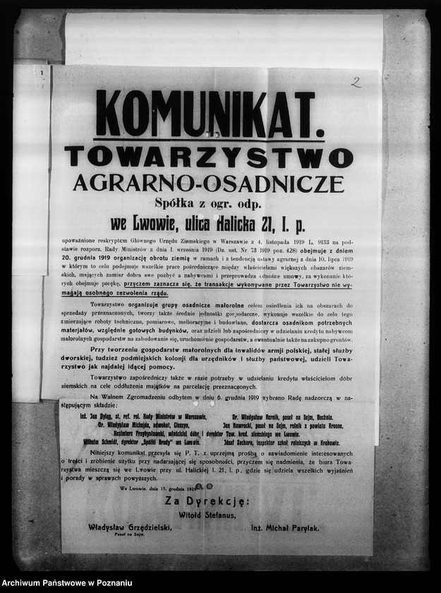 Obraz 6 z jednostki "Korespondencja różna Komitetu"