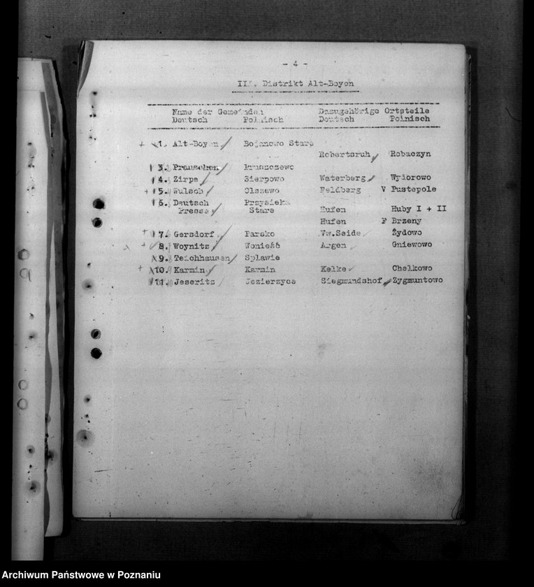 Obraz 8 z jednostki "Ortsverzeichnis des Kreises Kosten"