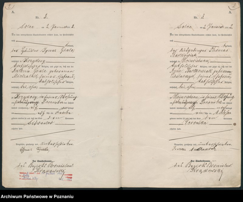 Obraz 4 z jednostki "Geburts-Haupt-Register"