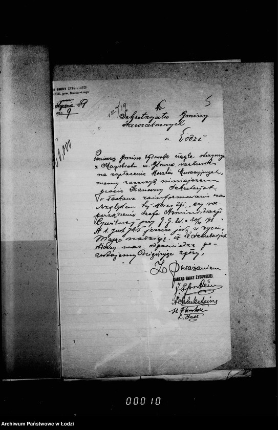 Obraz 9 z jednostki "Akta dotyczące kosztów leczniczych"