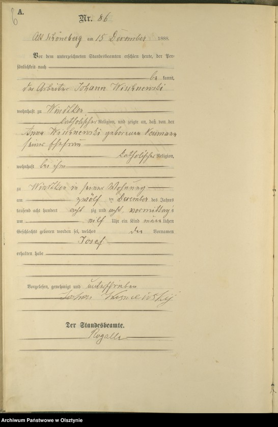image.from.unit.number "Geburts-Haupt-Register Nr 81 - 88"