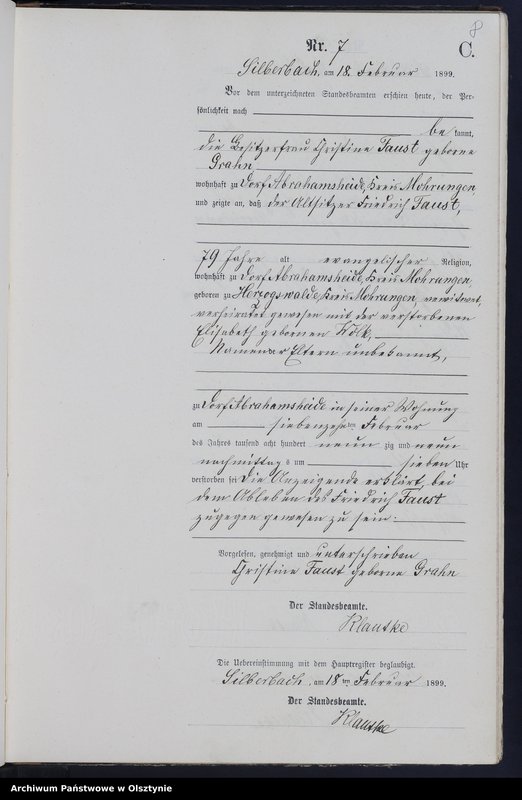 image.from.unit.number "Sterbe-Neben-Register Nr 1 - 54"