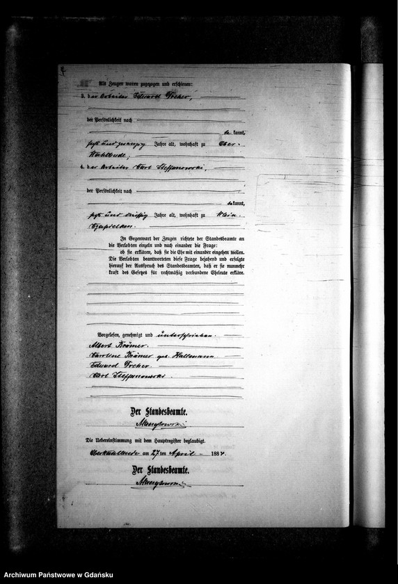 Obraz 12 z jednostki "Księga małżeństw"