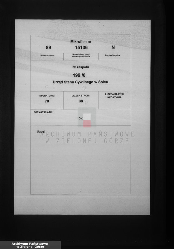 Obraz 2 z jednostki "Sterbe-Haupt-Register"