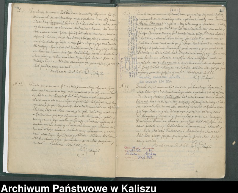 image.from.unit.number "Księga urodzeń, małżeństw i zgonów (duplikat) - tom I"